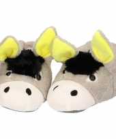 Dieren sloffen pantoffels ezel dames