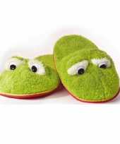 Pluche dieren sloffen pantoffels kikker dames maat